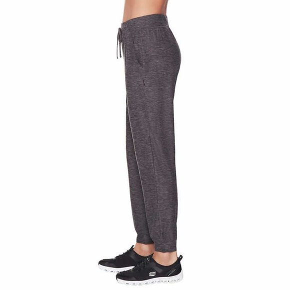 Skechers Ladies' Brushed Jogger Black - Picture 2 of 7